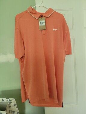 Nike Men’s Tour Polo Coral XXL Brand New